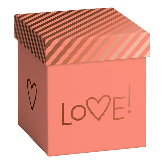 Geschenkbox Lachs  11x11x12