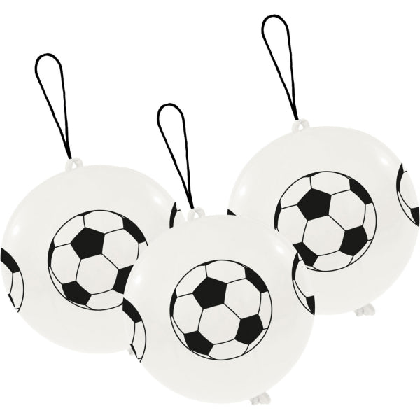 Latexballons Spielbälle Fußball 35,5 cm 3 Stk