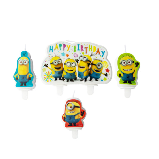 Mini-Figurenkerzen Despicable Me 4 Stk