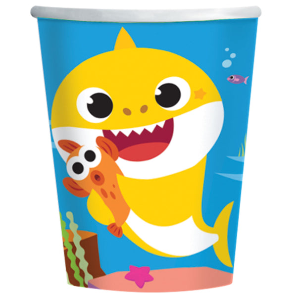 Becher Baby Shark Papier 8 Stk