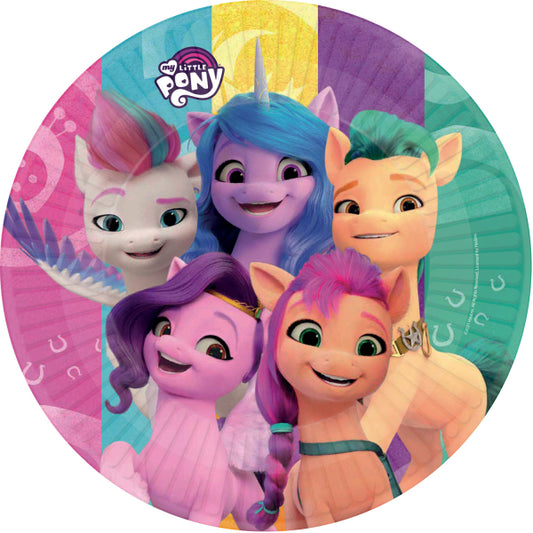 Teller My Little Pony rund Papier 8 Stk