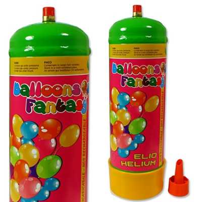 Helium-Einwegflasche f. bis zu 15 Ballons