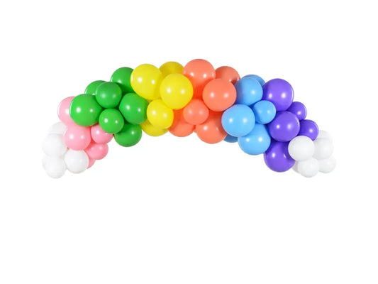 Ballongirlande - Regenbogen, 200cm