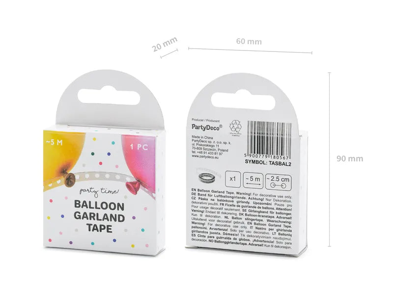 Ballongirlande Band, 5m