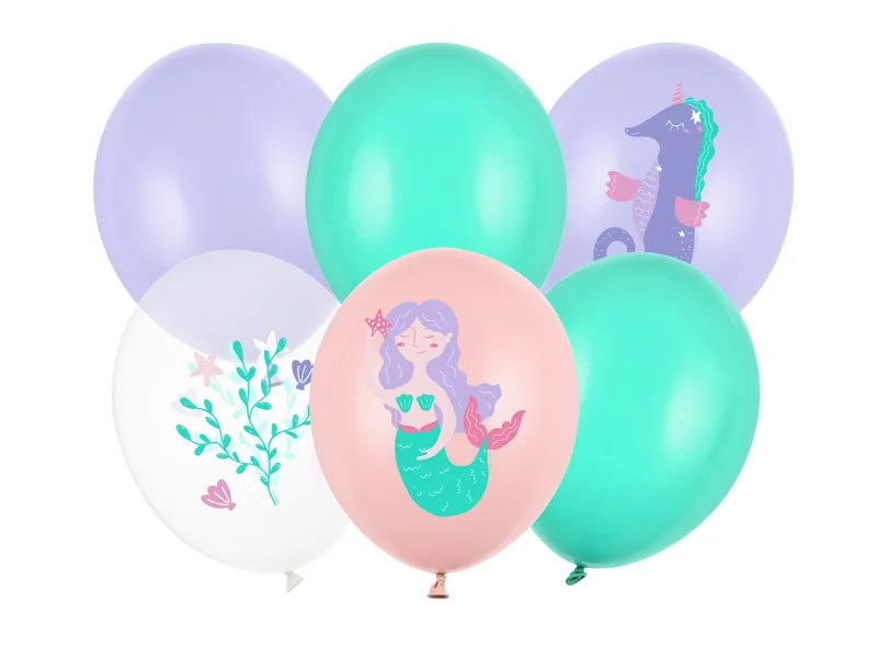 Ballons 30 cm, Meereswelt, mix