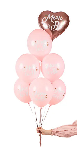 Ballons 30 cm, Mom to Be, Pastel Pale Pink