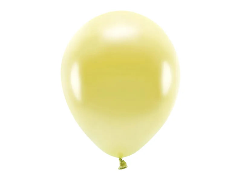 Ballons Eco 30cm, metallisiert, hellgold