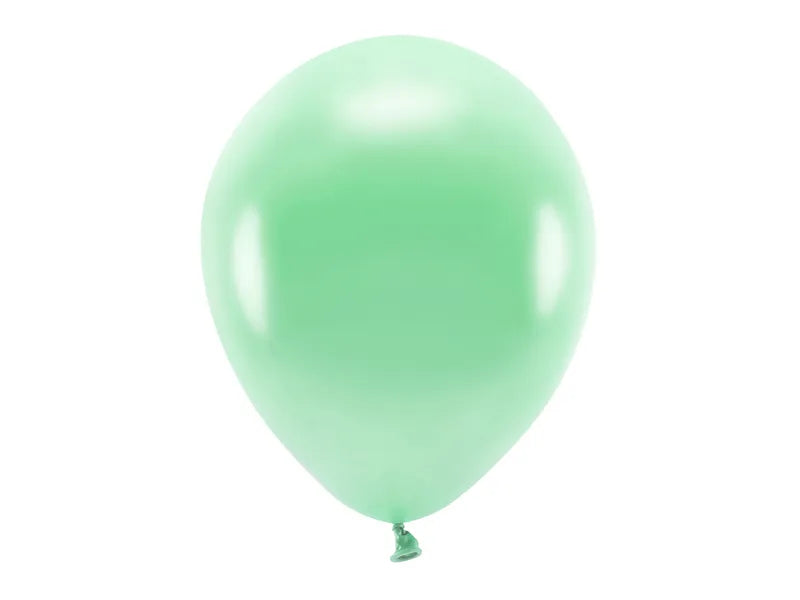 Ballons Eco 30cm, metallisiert, mint