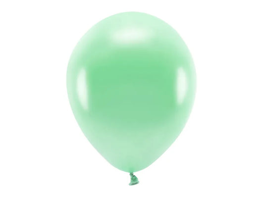 Ballons Eco 30cm, metallisiert, mint