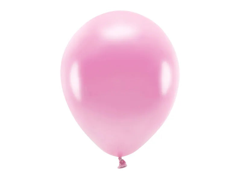 Ballons Eco 30cm, metallisiert, rosa