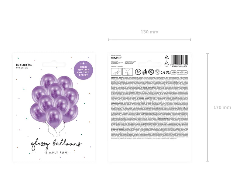 Ballons Glossy lila