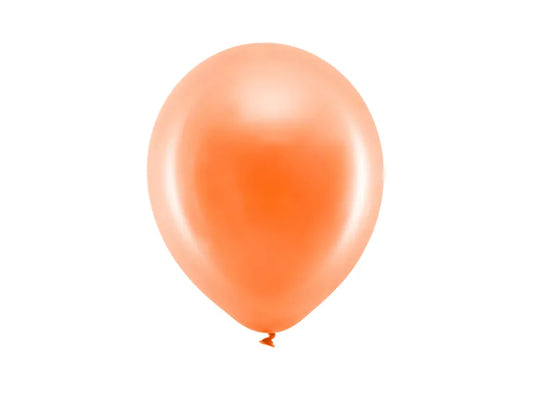 Ballons Rainbow 23cm, metallisiert, orange