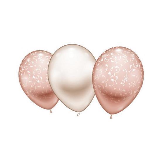 Ballons,Fashion,rose-gold,6er