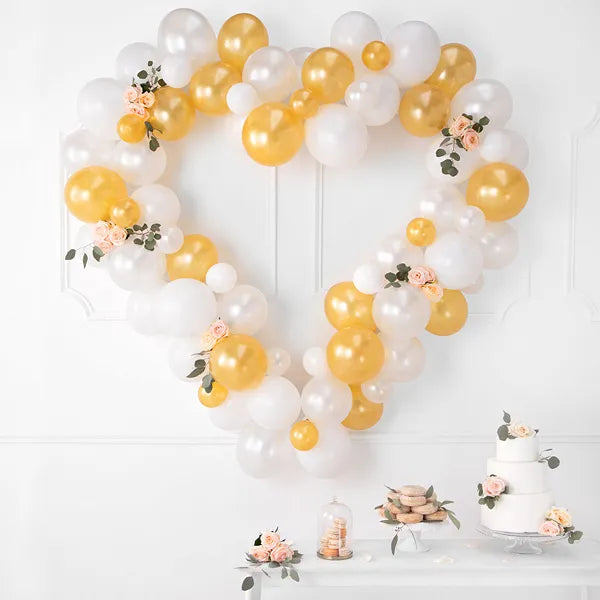 Ballons Strong Metallic Pure White