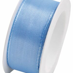 Geschenkband Draht 25mmx2,5m, hellblau