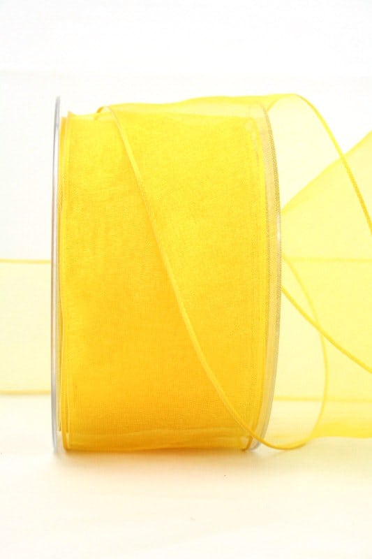 Geschenkband Organza 40mmx3m, limone