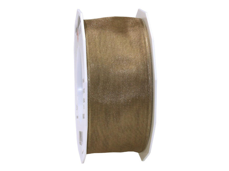 Geschenkband Organza 40mmx3m, taupe