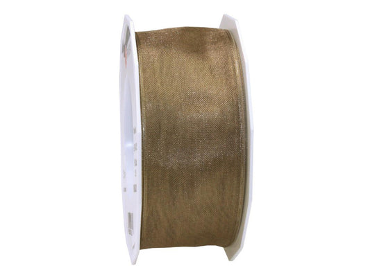 Geschenkband Organza 40mmx3m, taupe