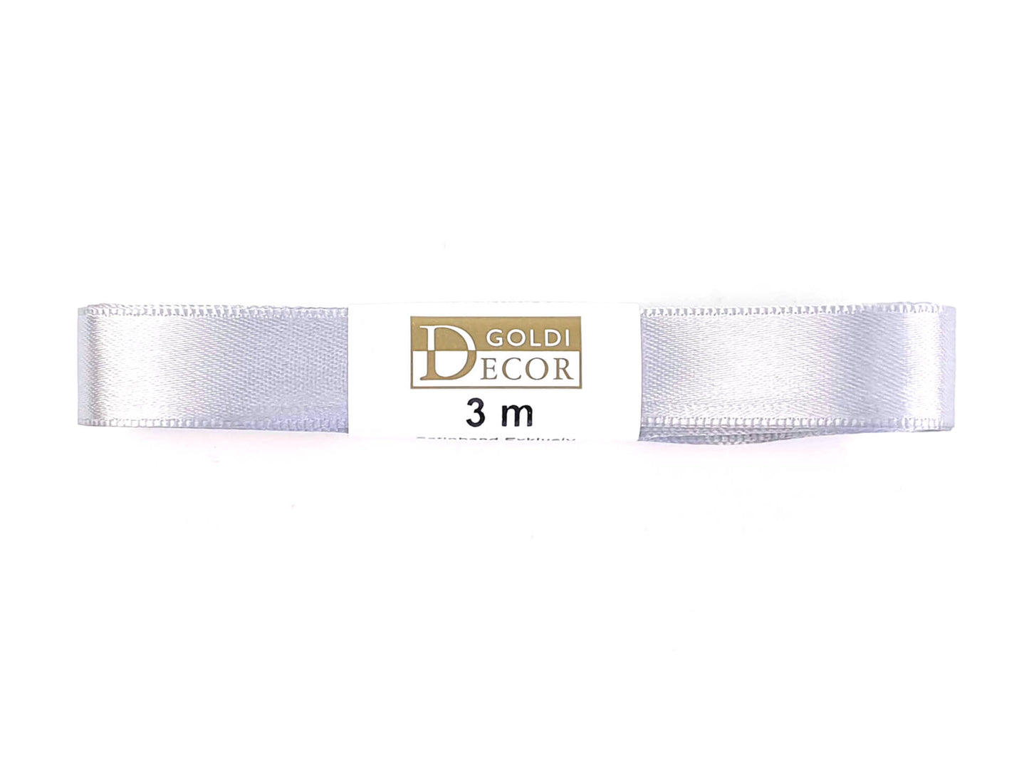 Geschenkband Satin 15mmx3m, weiß