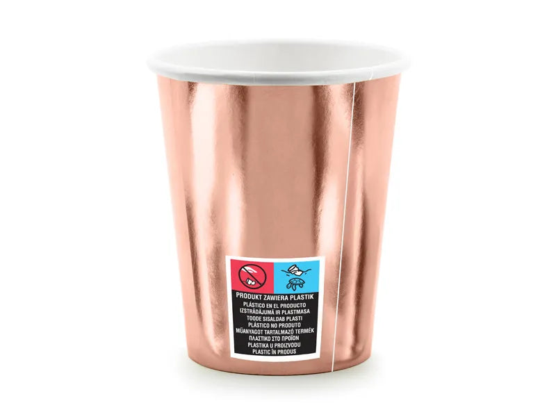 Becher Happy Birthday roségold, 260ml