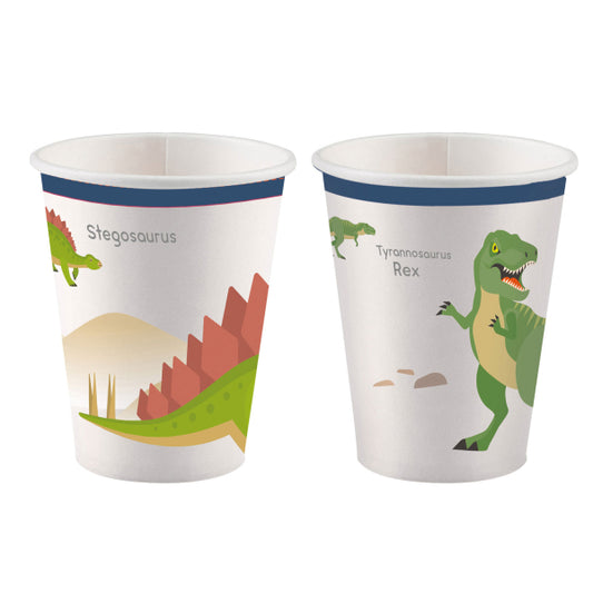 Becher Dinosaur Papier 250 ml