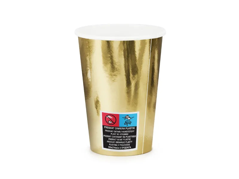 Becher, gold, 220ml