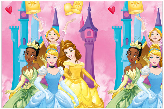 Disney Princess Tischdecke, 180x120cm, Prinzessinnen-Deko