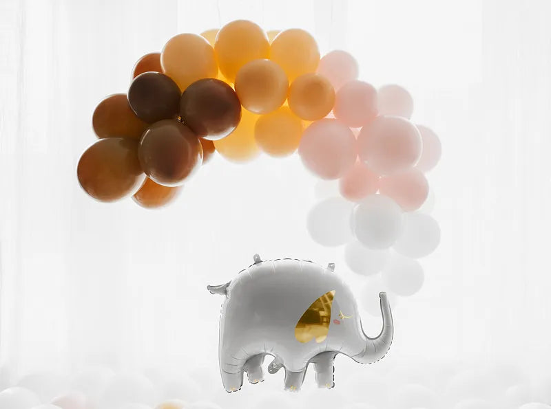 Folienballon Elefant, 83x58 cm, Mix