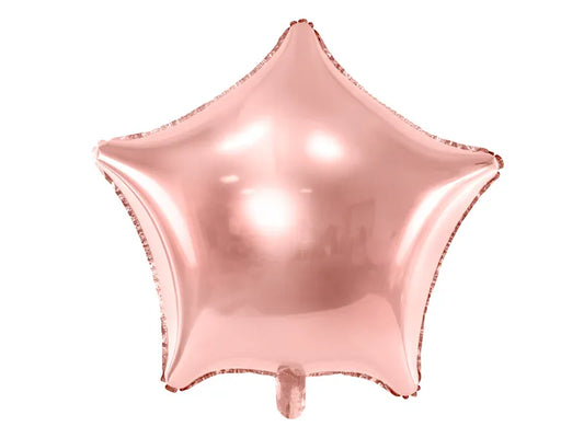 Folienballon Stern, 48cm, roségold