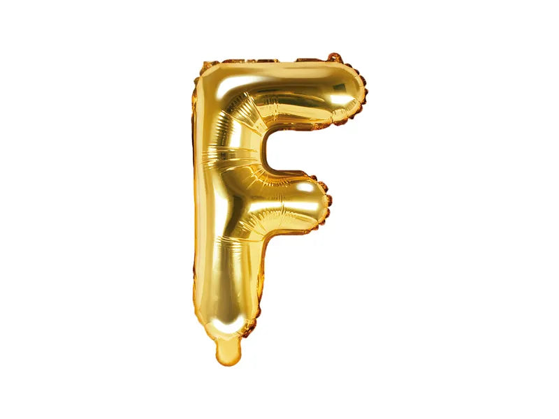 Folienballon Buchstabe 35cm, gold