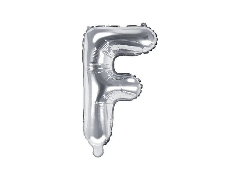 Folienballon Buchstabe 35cm, silber