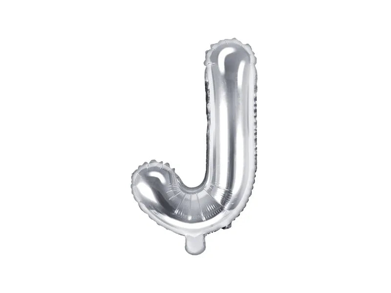 Folienballon Buchstabe 35cm, silber