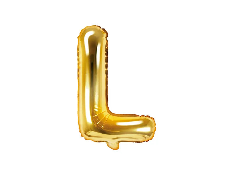 Folienballon Buchstabe 35cm, gold