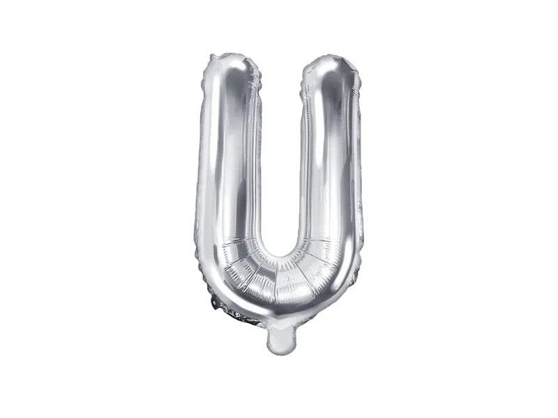 Folienballon Buchstabe 35cm, silber