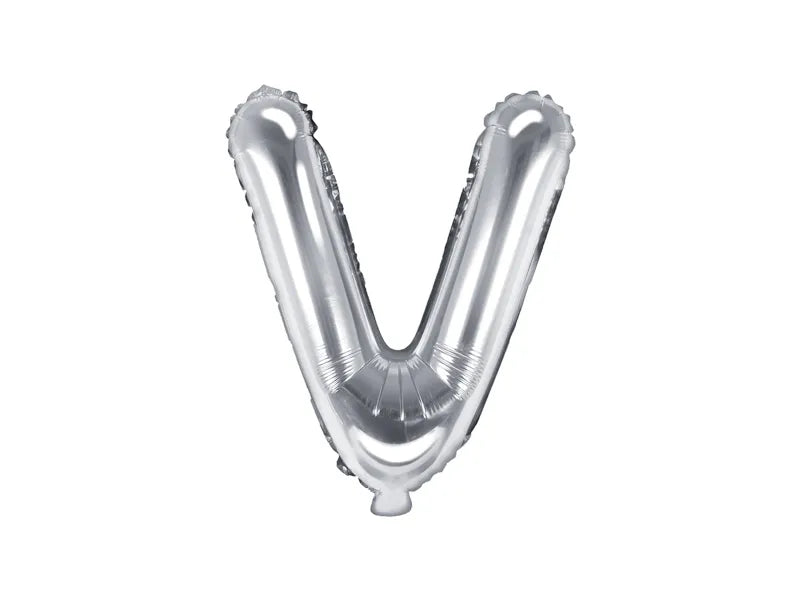 Folienballon Buchstabe 35cm, silber