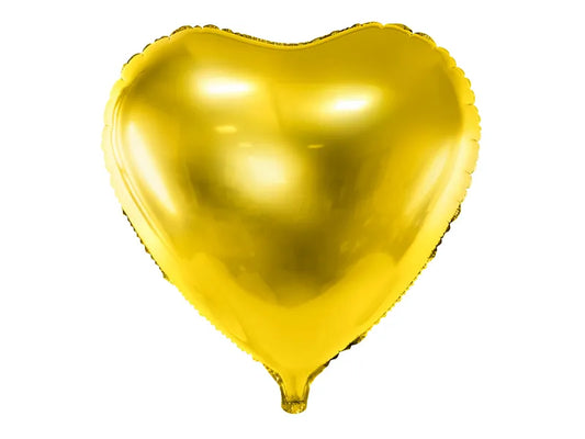 Folienballon Herz, Gold