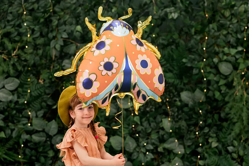 Folienluftballon Marienkäfer, 87x75 cm, Mix