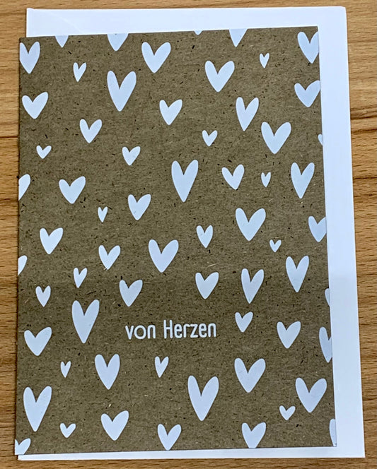 Karte von Herzen