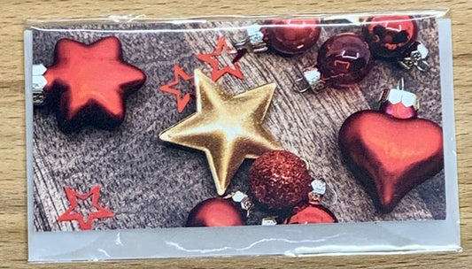 Minifaltkarte Sterne Weihnachten