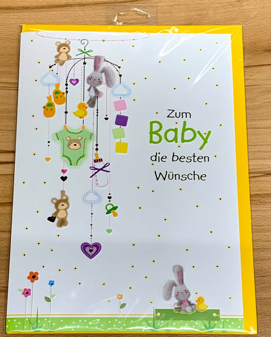 Karte Zum Baby die Besten Wünsche