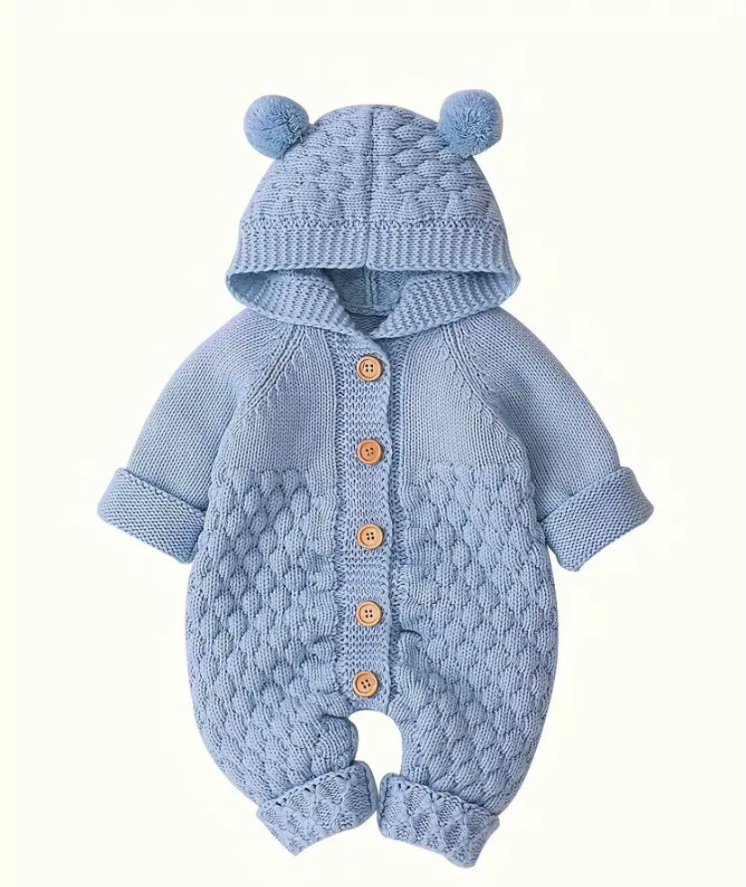 Baby Kapuzenpullover Strick