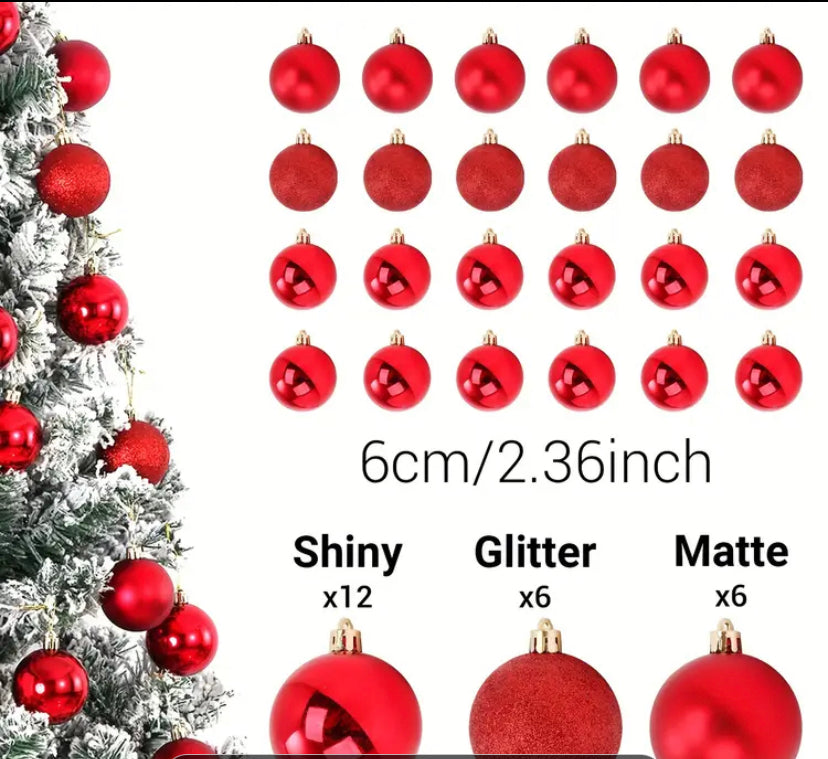 Weihnachtskugel 6 cm