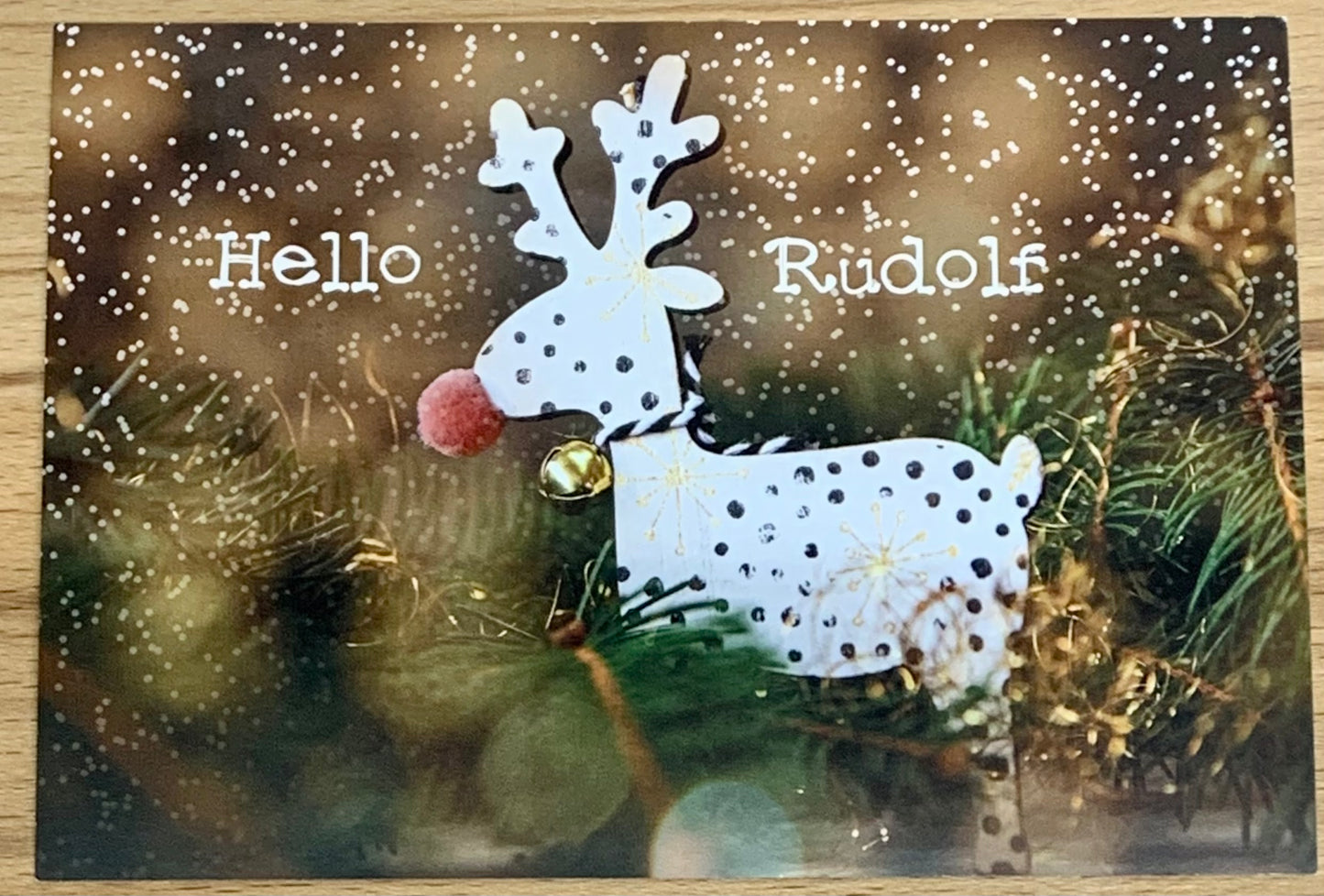 Postkarte Hello Rudolf