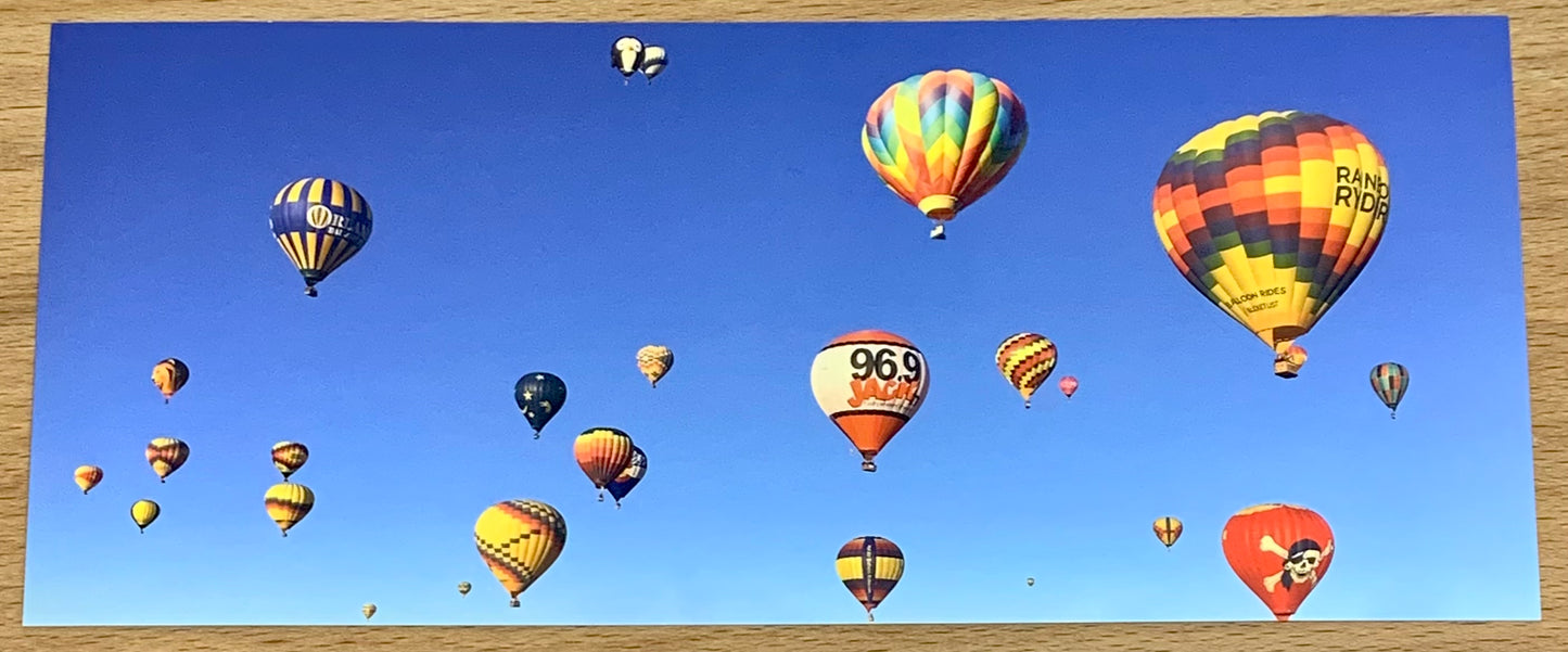 Postkarte Heissluftballon