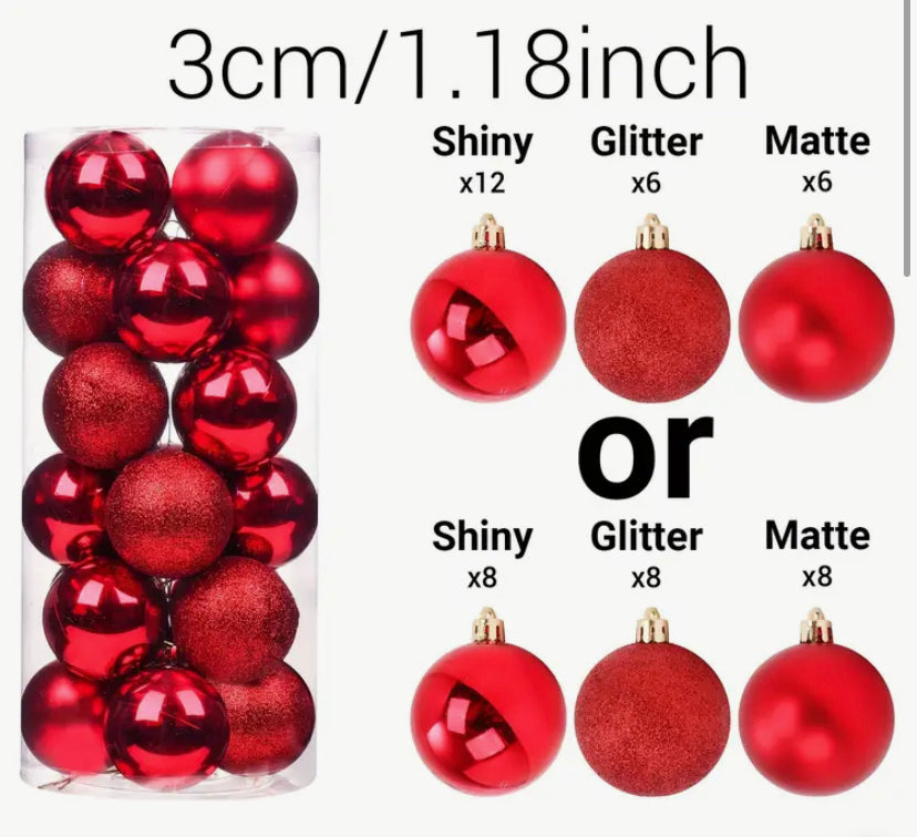 Weihnachtskugel 3 cm