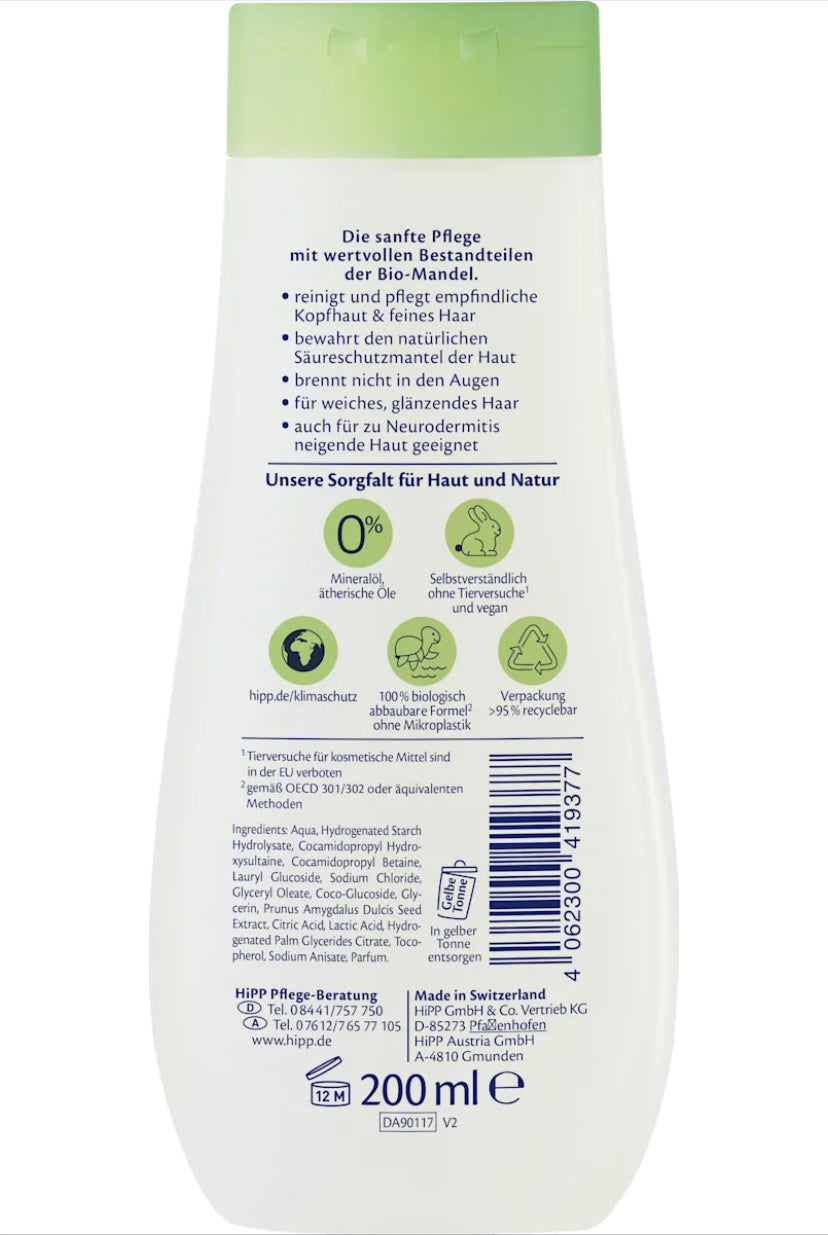 Baby Shampoo & Spülung sensitiv, 200 ml