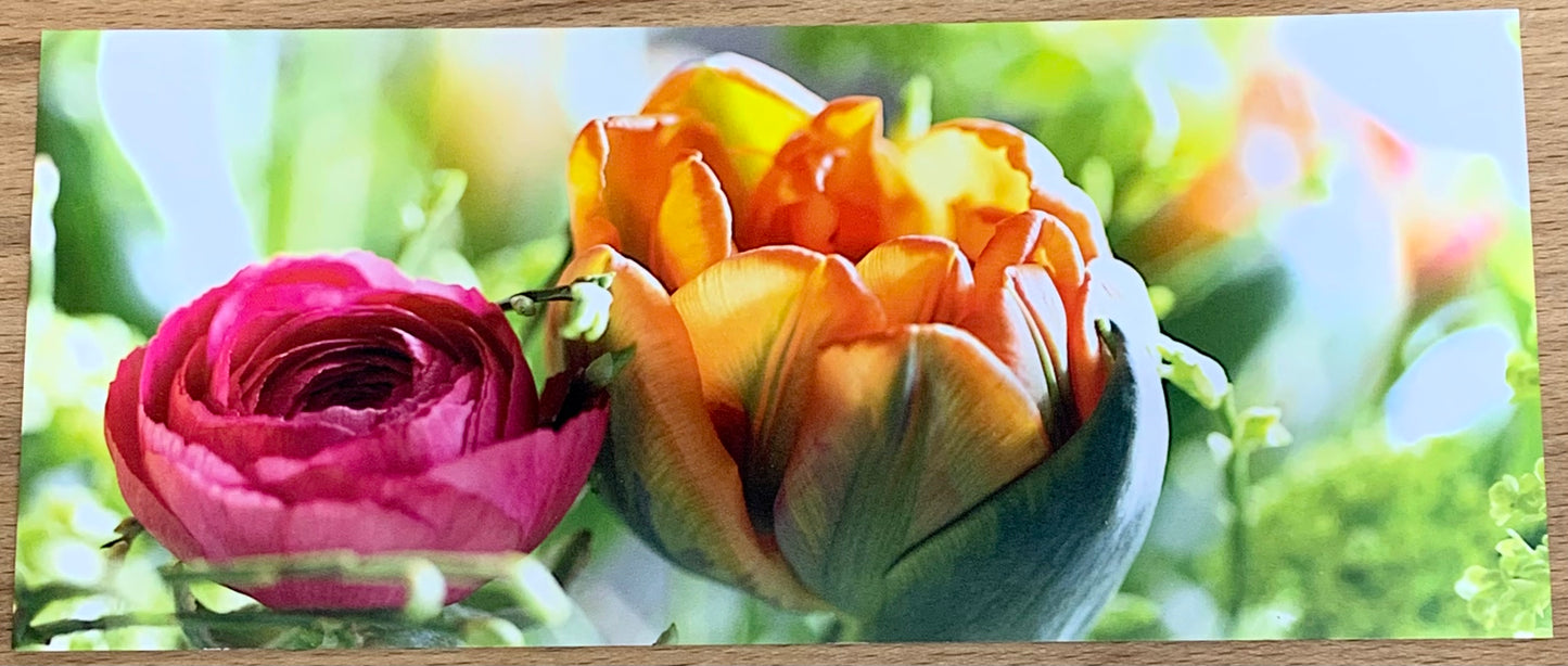 Postkarte Blumen