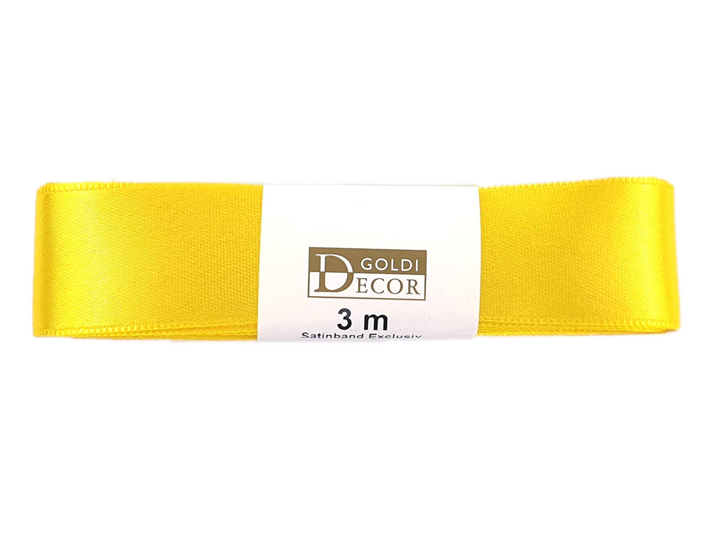 Geschenkband Doppelsatin Orange 25 mmx 3 m