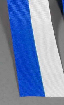 Geschenkband Nationalband -weiss,blau