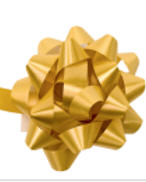 Goldina-Polyband-Rosette - gold